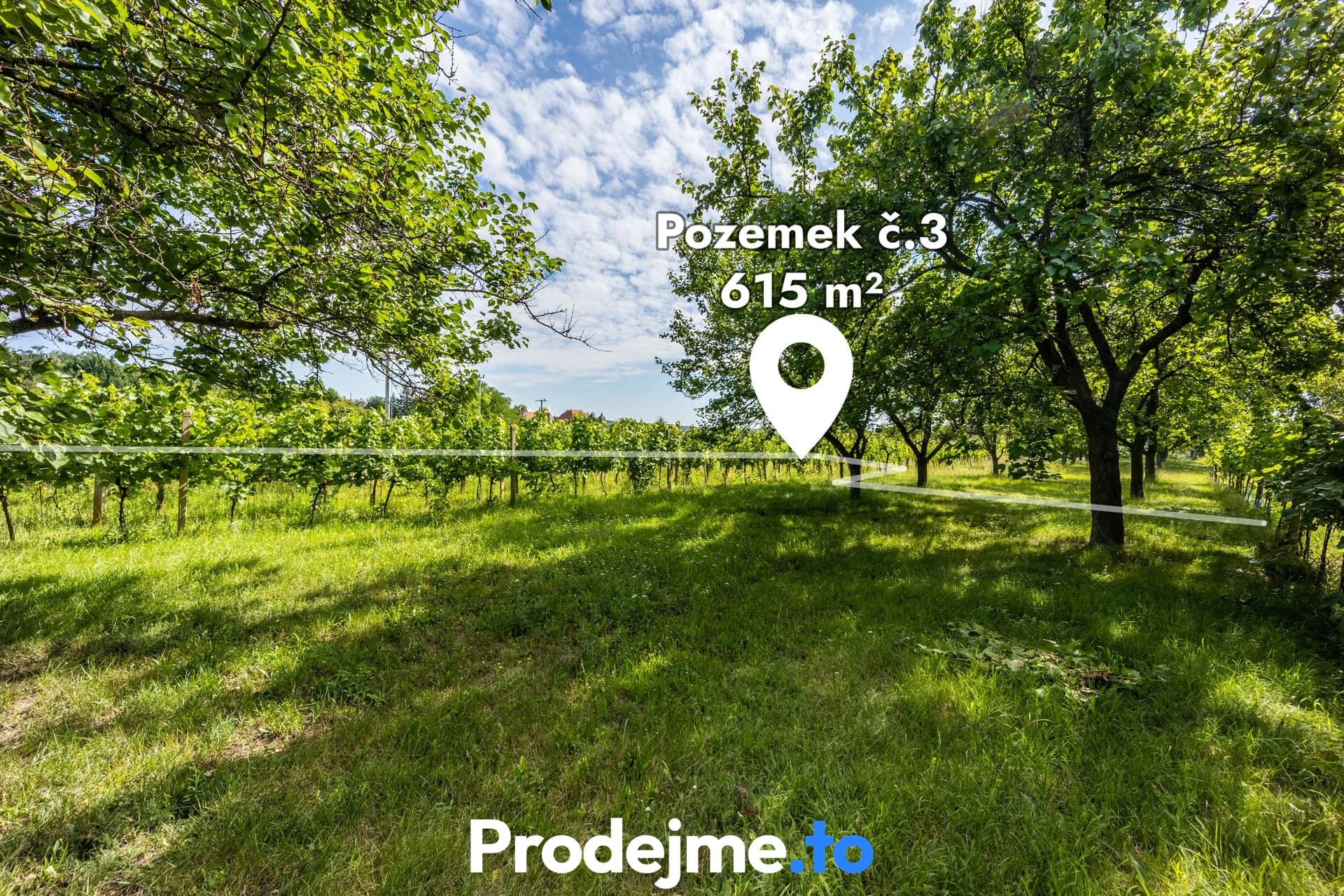 Prodej zahrady č. 1, Nový Šaldorf-Sedlešovice